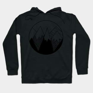 The mountains await you Hoodie